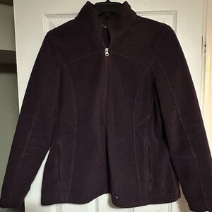 Zip front fleece jacket